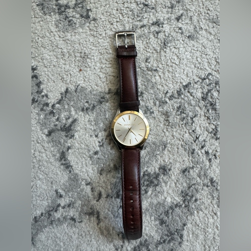 Michael Kors Brown Leather Watch